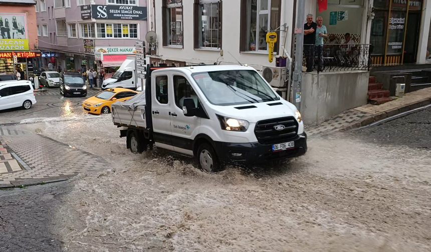 Gümüşhane'de 10 Dakikada Sağanak Kabusu