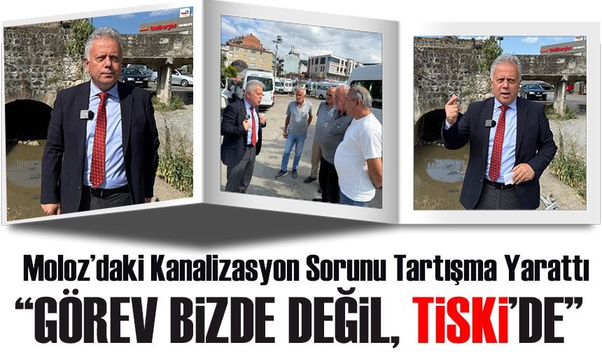Ortahisar Belediyesi’nden Kanalizasyon Tepkisi: “Görev Bizde Değil, TİSKİ’de”