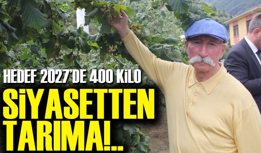 Siyasetten Tarıma: Haydar Meral Fındıkta Yılın Üreticisi Seçildi