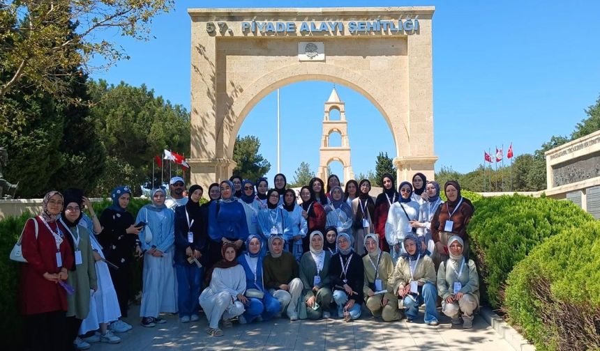 Bayburtlu Öğrenciler Çanakkale'de! Tarih Bilinci Kazandılar
