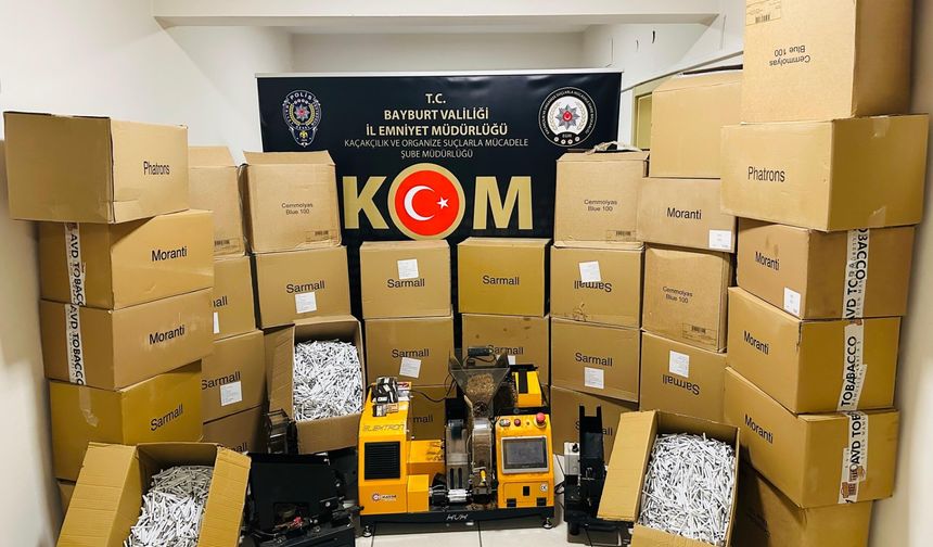 Kaçak Tütüne Geçit Yok! Bayburt'ta Operasoyn