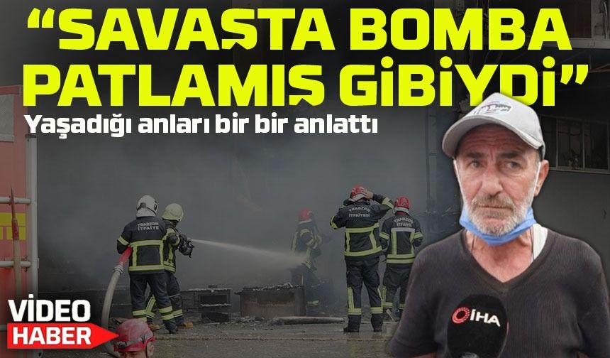 Trabzon’daki AVM Yangınında Görgü Tanığı Konuştu: “Savaşta bomba patlamış gibiydi”
