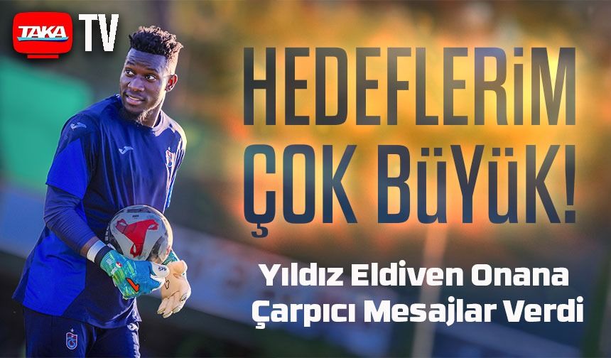 Trabzonspor'un Yeni Transferi Onana Taraftara Ne Sözü Verdi? İlk Açıklamalar...