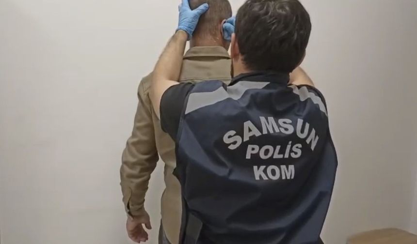 Motorlu Taşıtlar Sınavı’na kopya düzeneğiyle girmeye çalışan şahıs suçüstü yakalandı