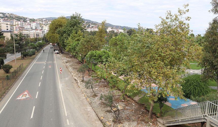 Yaya öncelikli ilçe Akçaabat: Kaldırımlar yenileniyor