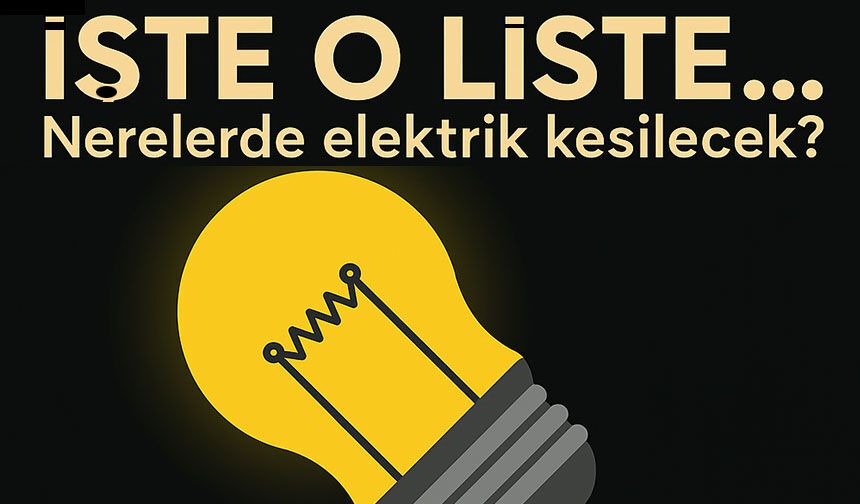 Trabzon Dikkat: 7 Mart'ta Şalterler İniyor, O İlçeler Saatlerce Karanlıkta Kalacak!