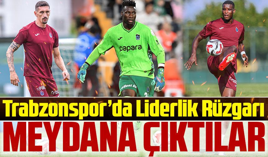 Trabzonspor’da Liderlik Rüzgarı: Savic, Onana ve Onuachu Takımı Ayağa Kaldırdı