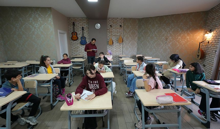 Sanatla büyüyen bir nesil Her şey çocuklarımız için