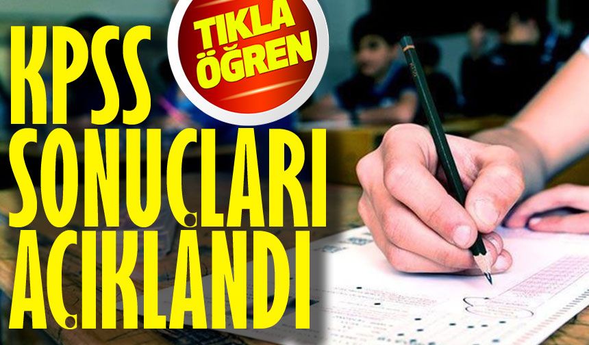 KPSS sonuçları açıklandı. ÖSYM’den yapılan son dakika açıklamasında, 2025 KPSS A Grubu sınav sonuçlarının erişime açıldı