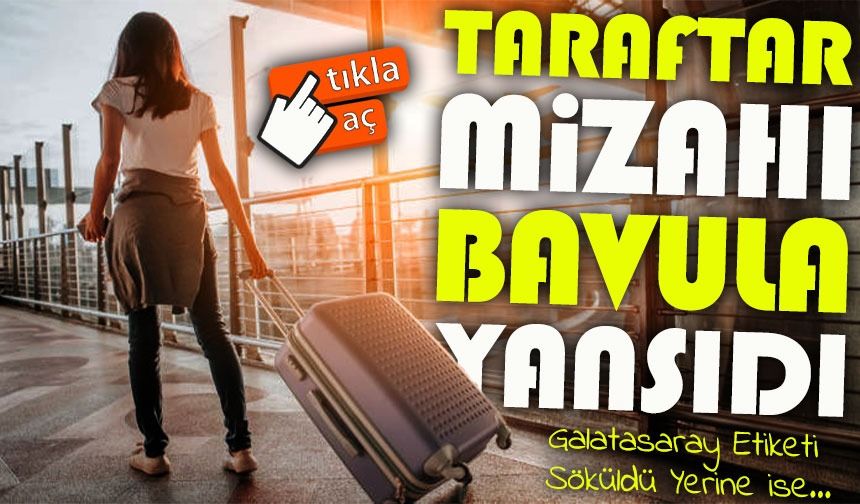 Trabzon’da Galatasaray Amblemli Bavula Sürpriz! Sosyal Medyada Gündem Oldu