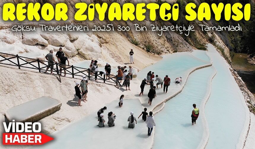 Karadeniz’in Gözdesi Göksu Travertenleri Sezonu Kapattı