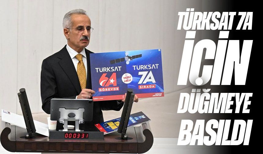 TÜRKSAT 7A İçin Düğmeye Basıldı: Bakan Uraloğlu 'Çalışmalara Başlıyoruz' Dedi