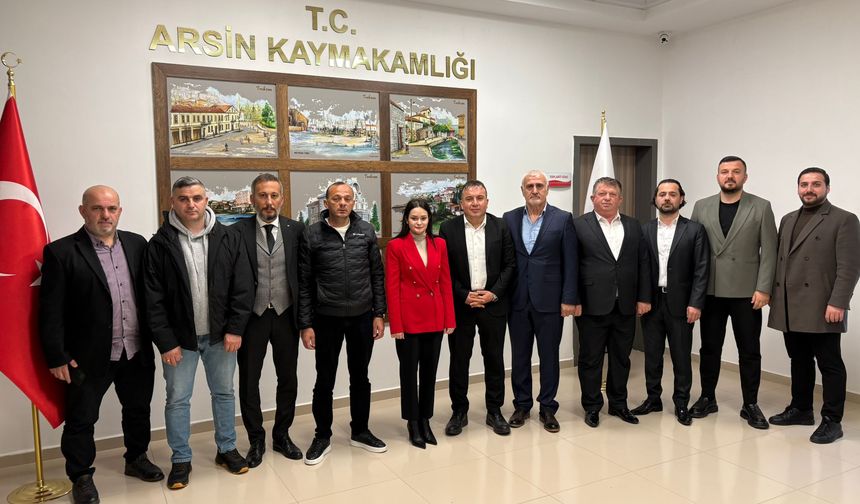 Arsin Kaymakamına Ziyaret: Vefa Grubundan Okul Müjdesi