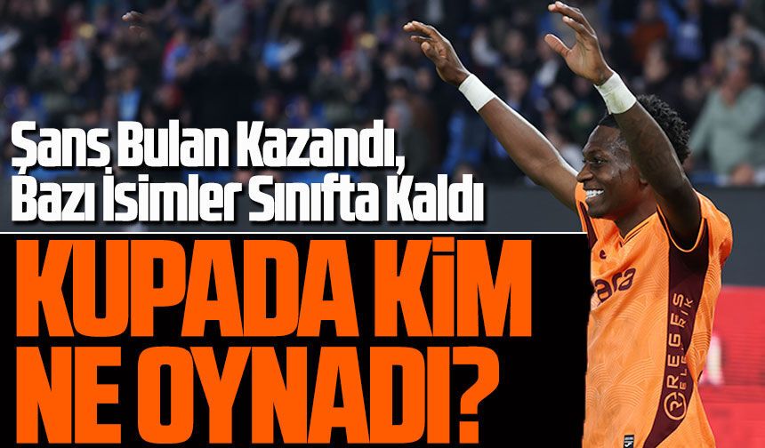 Trabzonspor’da Genç Fırtına: Şans Bulan Kazandı, Bazı İsimler Sınıfta Kaldı