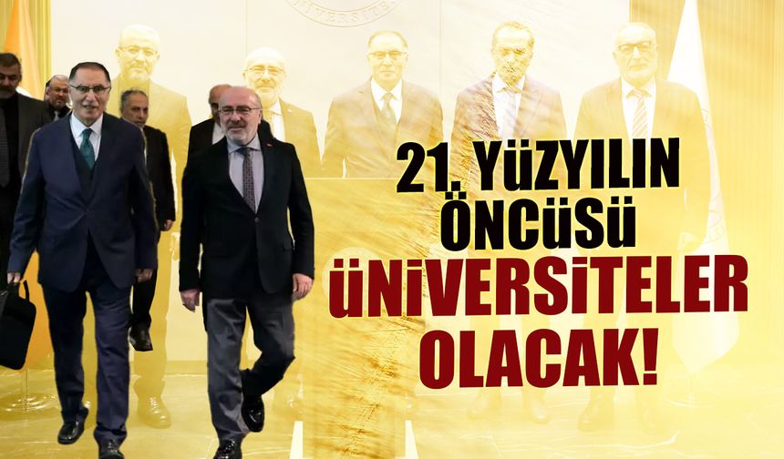 21. Yüzyılın Öncüsü Üniversiteler Olacak! Malkoç Kayseri'de Konuştu