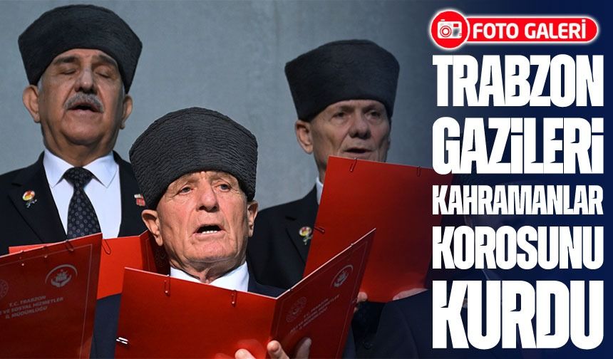 Trabzon'da Kıbrıs Gazilerinden Oluşan Kahramanlar Korosu Kuruldu