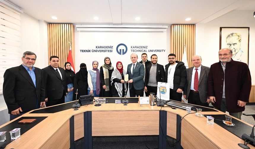 KTÜ Rektörü Çuvalcı: “Filistin davasını her platformda savunmaya devam edeceğiz”