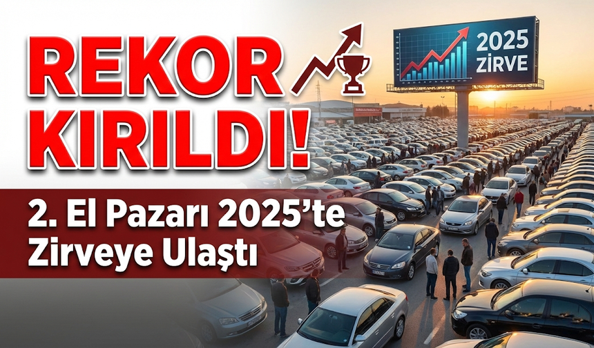 2. El Otomotivde Rekor Yılı: 2025’te 9,4 Milyon Araç Satıldı