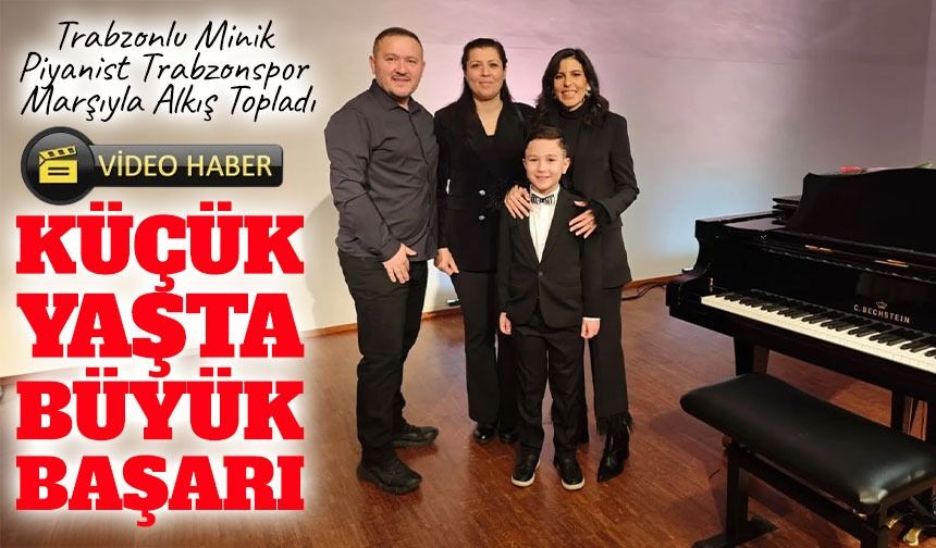 Trabzonspor Marşı Viyana’da Yankılandı: Küçük Müzisyen Sahneyi Fethetti