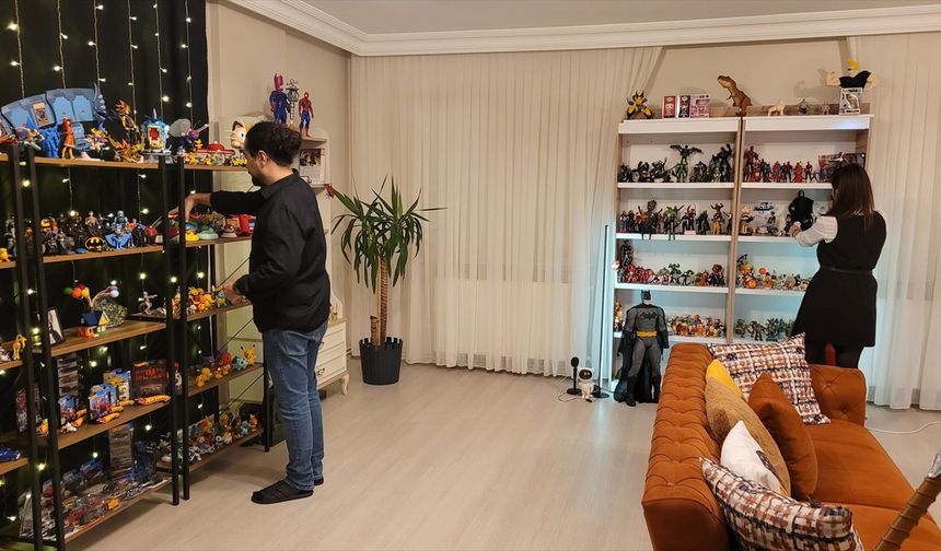 Oyuncak meraklısı çift, 3D yazıcıyla koleksiyonlarını büyütüyor