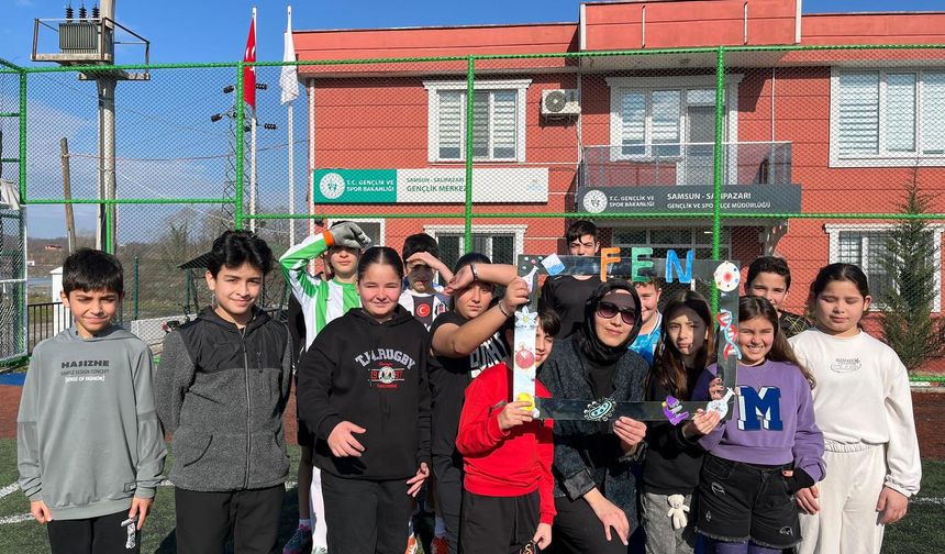 Salıpazarı Gençlik Merkezinde fen etkinlikleri düzenlendi