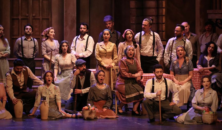 Samsun Devlet Opera ve Balesi, 'Cavalleria Rusticana' operasını sahnelemeye hazırlanıyor