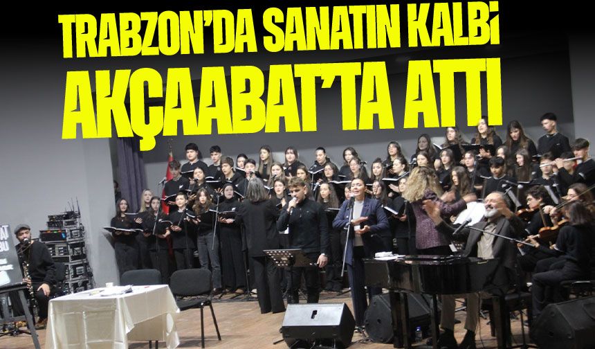 Akçaabat’ta “Kim Var” Sanat Gecesi Ayakta Alkışlandı