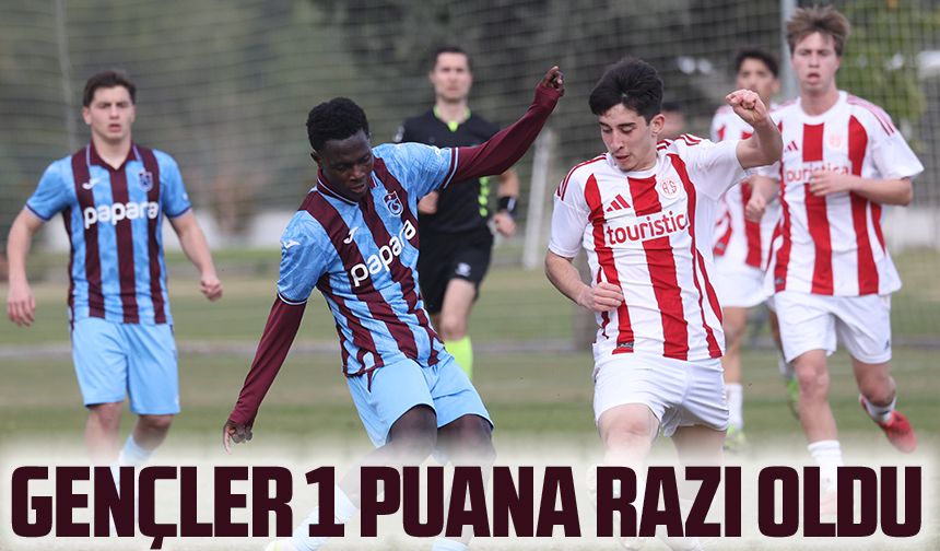Trabzonspor U19 Antalya Deplasmanından 1 Puanla Döndü