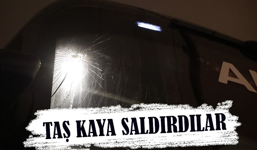 Trabzonspor Otobüsüne Antalya’da Taşlı Saldırı