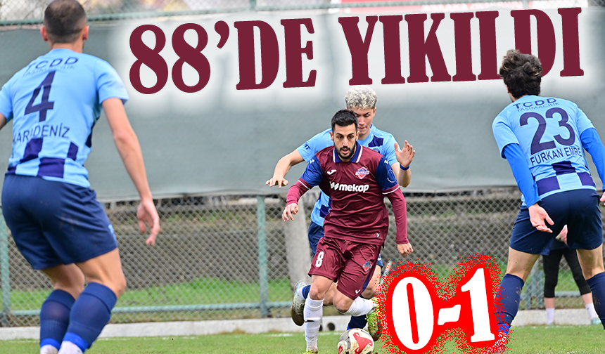 1461 Trabzon FK Ankara’da Yıkıldı: Üst Üste 3’üncü Mağlubiyet