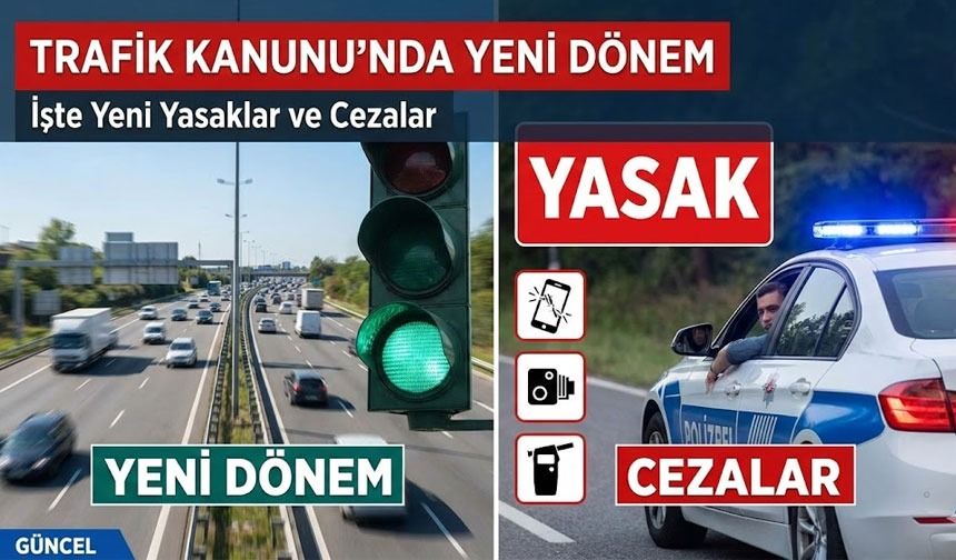 Trafik Kanunu'nda Yeni Dönem: Kaldırıma Girmek 5 Bin TL, Zincir Takmamak 24 Bin TL