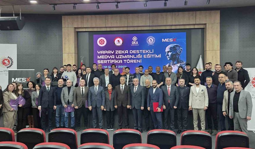 Yapay Zeka Destekli Medya Uzmanlığı eğitimi sona erdi