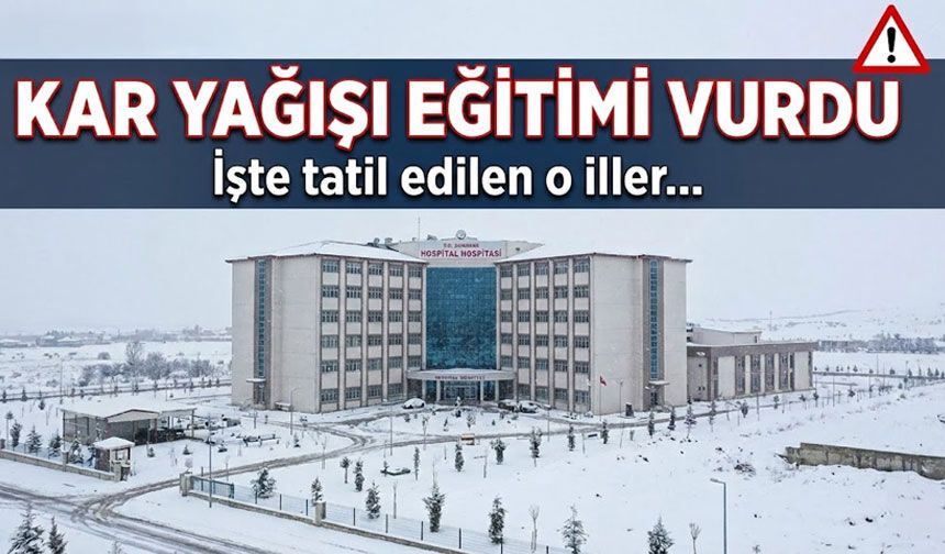 Yoğun Kar Yağışı Nedeniyle 7 İlde Eğitime Ara Verildi: Valiliklerden Art Arda Tatil Kararı