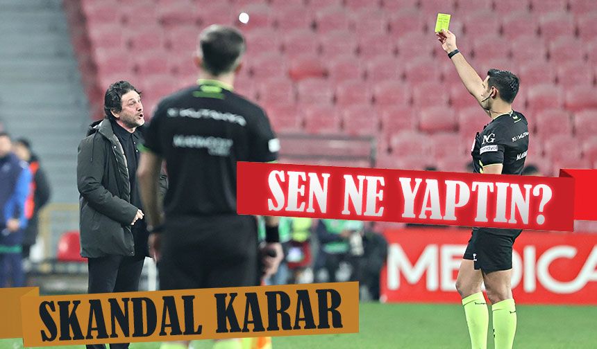 Trabzonspor Teknik Direktörü Fatih Tekke, Çıldırdı: Yardımcı Hakemin Kararı Kenarı Karıştırdı