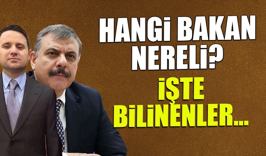 Kabinede Büyük Değişim: Hangi Bakan Nereli? Tam Liste!