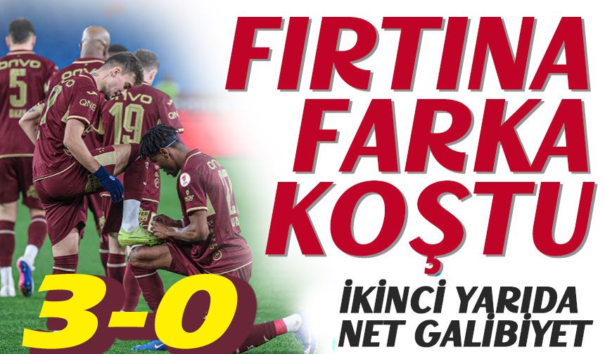 Ziraat Türkiye Kupası’nda Trabzonspor’dan İkinci Yarıda Net Galibiyet