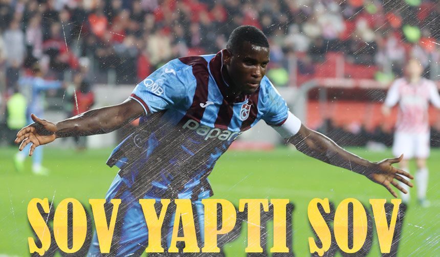 Trabzonspor’un Nijeryalı Golcüsü Paul Onuachu Maça Damga Vurdu