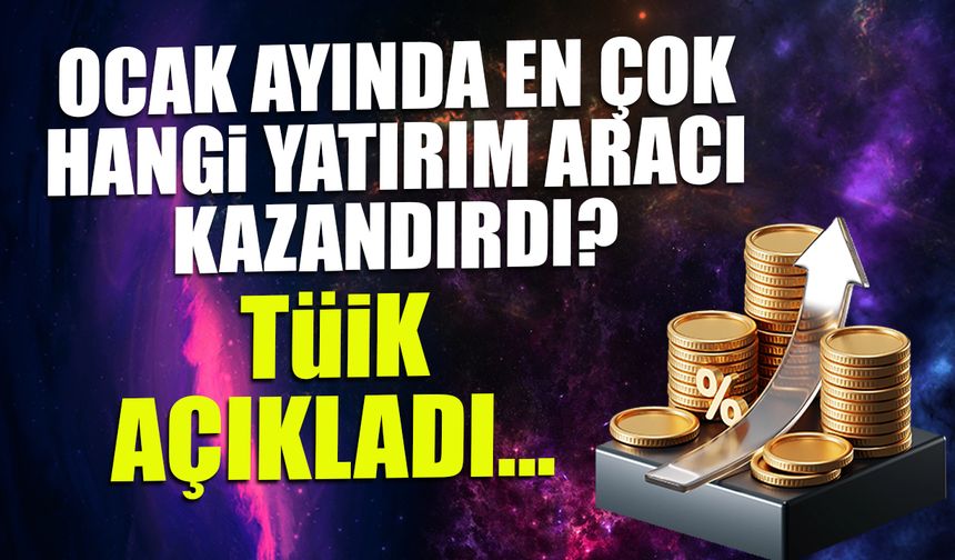 Veriler Açıklandı! Ocak Ayında En Çok Hangi Yatırım Aracı Kazandırdı?