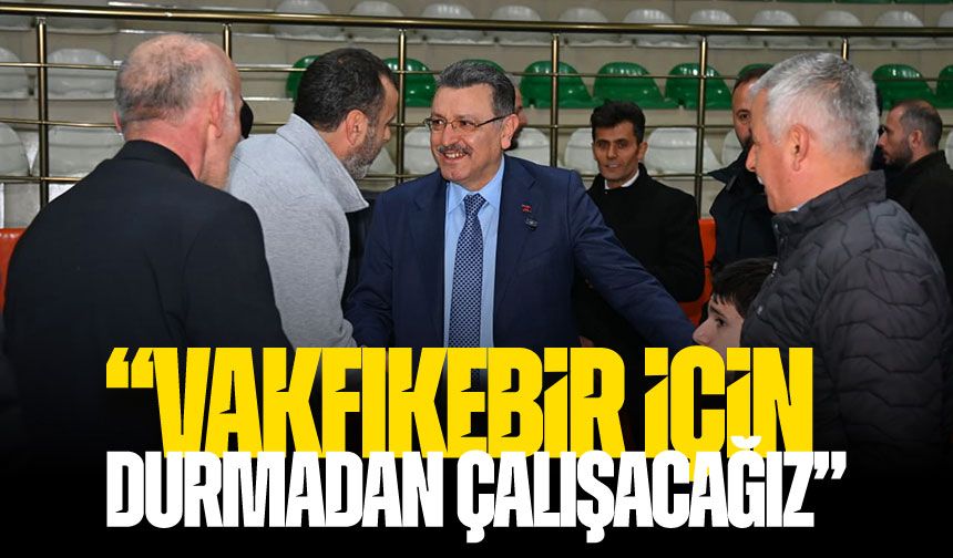 Başkan Genç: “Vakfıkebir İçin Durmadan Çalışacağız”