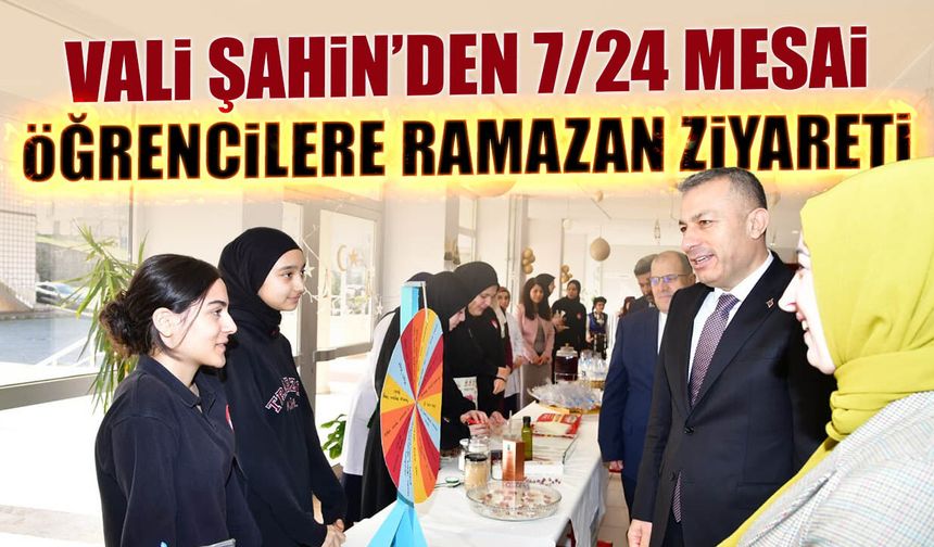Trabzon’da Maarifin Kalbinde Ramazan Heyecanı: Vali Şahin Okulda