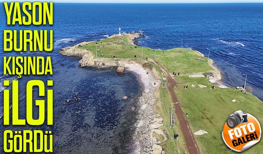 Ordu’daki Yason Burnu Yarımadası Kış Aylarında da Ziyaretçi Ağırlıyor