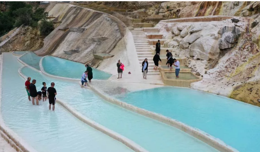 Göksu travertenlerinde yeni turizm sezonu 23 Nisan'da başlayacak