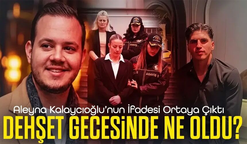 Aleyna Kalaycıoğlu’nun İfadesi Ortaya Çıktı: Dehşet Gecesi Detayları