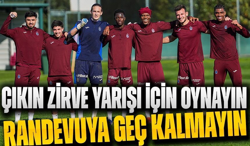 Trabzon’da Dev Randevu! Zirve İçin Galatasaray Maçı Kritik