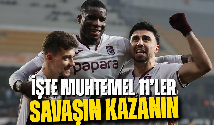 Seri Peşinde Dev Randevu! Trabzonspor İstanbul’da Kritik Sınavda