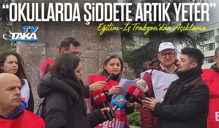Eğitim-İş’ten Sert Tepki: “Okullarda Şiddete Artık Yeter”