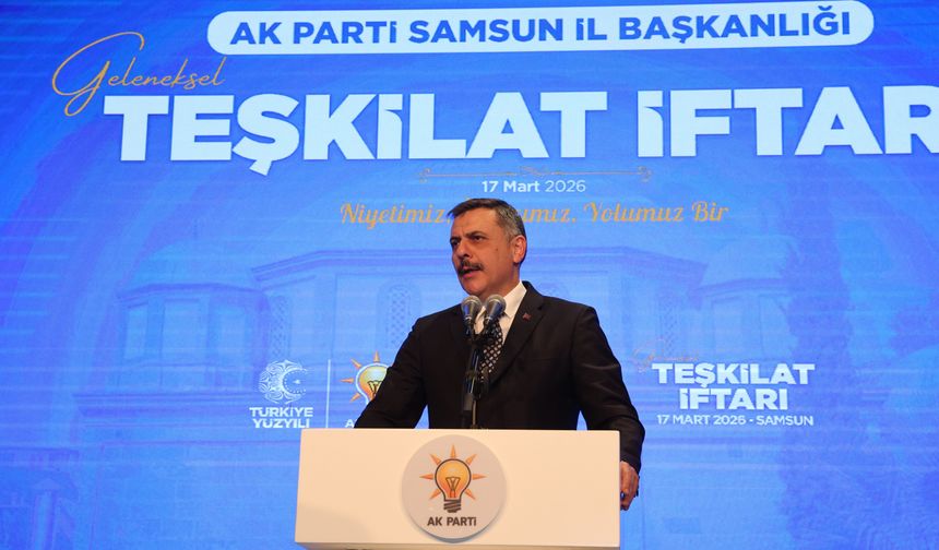 İçişleri Bakanı Çiftçi, AK Parti Geleneksel Teşkilat İftarı'nda konuştu
