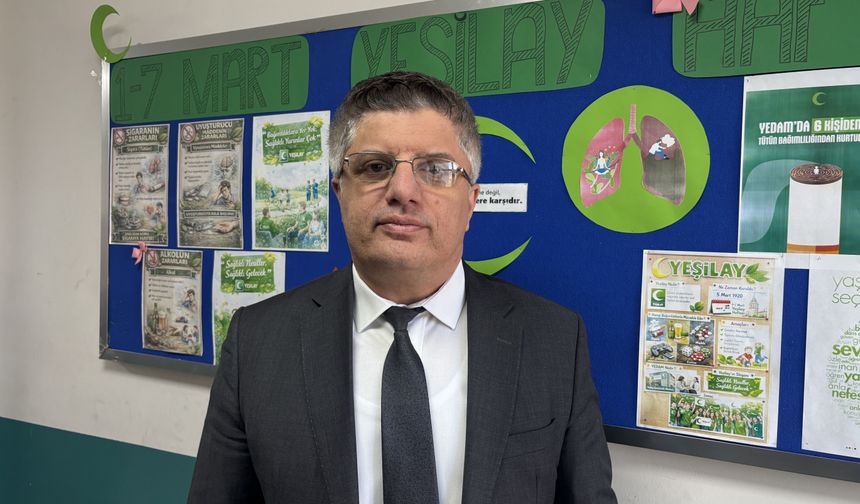 'İlk Dersim Yeşilay' projesi kapsamında öğrencilere farkındalık eğitimi verildi