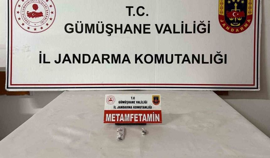 Gümüşhane'de yasaklı madde operasyonlarında iki şüpheli yakalandı
