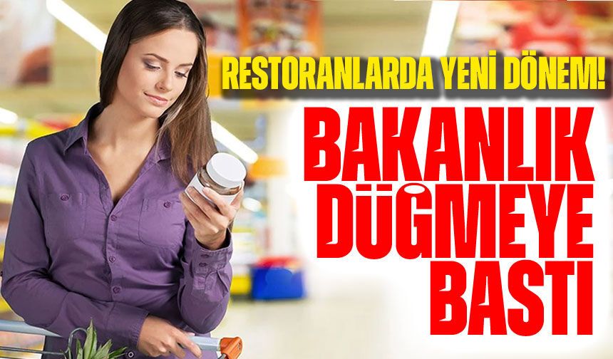 Restoranlarda Yeni Dönem! Menüye Kalori ve İçerik Zorunluluğu Geldi